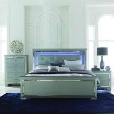 8425 blvd 26, north richland hills tx, 76180 no credit needed financing payment plans only $49 down 90 days same as cash take it home for only $49 down we carry all. Homelegance Allura 3 Piece Panel Bedroom Set W Led Lighting In Silver