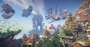 Cool maya temple, what do you think? Spectacular Builds From Minecraft S Floating Island Contest Minecraft Floating Island Minecraft Sky Island Ideas Floating Island Minecraft