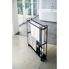Sgs and bsci certified home & office metal furniture including metal shelves, laptop carts, laundry sorters, clothes racks and towel stands. Yamazaki Usa Tower Organizer Wagon Free Standing Towel Rack Reviews Wayfair