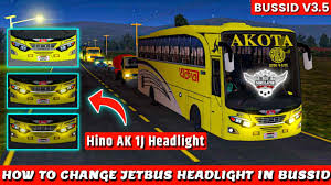 Maybe you would like to learn more about one of these? How To Change Jetbus Headlight Add Hino Ak 1j Headlight In Bussid Sourav Gaming
