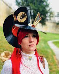 The Singer Hat Fancy Hats Odd Fashion Hats