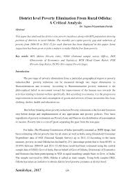 Crafting a thorough position paper not only allows you to gain a better understanding of your country and the intricacies of its foreign policy. Pdf Poverty Elimination From Rural Odisha A Critical Analysis