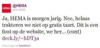 Was De Hema Taart Actie Gratis Reclame Keytoe Keytoe