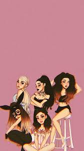 Ariana grande, joan grande and frankie james grande attend the 3rd annual broadway in south africa concert at the manhattan center on october 4, 2010credit: Aesthetic Ariana Grande Cartoon Wallpaper