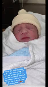 Happy 3rd Birthday baby boy!! I can't believe how fast you are growing...