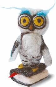 amazon com felting kit charivna mit b 23 wise owl book