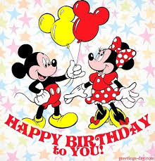 Happy birthday to you, also known as happy birthday, is a song traditionally sung to celebrate a person's birthday. Disney Happy Birthday Happy Birthday Disney Happy Birthday Clip Art Happy Birthday Pictures