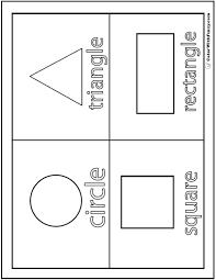 Free printable shape tracing sheets. 80 Shape Coloring Pages Digital Pdf Squares Circles Triangles