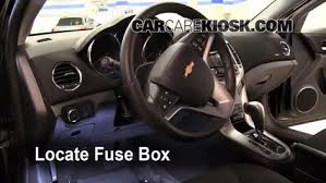 The instrument panel fuse block is in the driver side of the instrument panel. Interior Fuse Box Location 2011 2016 Chevrolet Cruze 2011 Chevrolet Cruze Lt 1 4l 4 Cyl Turbo