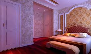 Many brands now produce both wallpaper and paint, so. Free Download Bedroom Wallpaper Night Rendering Neoclassical Style 3d House 1223x729 For Your Desktop Mobile Tablet Explore 47 Wallpaper For The Bedroom Wallpaper Borders For Bedrooms Bedroom Wallpaper Ideas