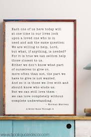 A River Runs Through It Norman Maclean Quote Print Moving Etsy River Quotes Book Quotes Quotes