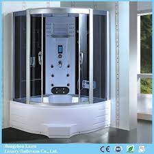 A simple led shower panel with rainfall and waterfall shower head would cost a little over $400. China Latest Bathroom Complete Bath Tub Shower Room With Bluetooth Music Function Lts 8135d China Steam Shower Cabin Shower Cabin