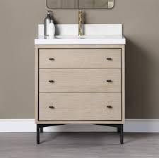 Fairmont designs 'toledo' 48 vanity in driftwood gray' with 'blizzard' quartz countertops. Bravo 30 Vanity Fairmont Designs Fairmont Designs