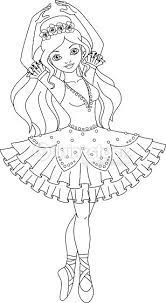 Each one is on a free 8x10 pdf in black and white. Beautiful Princess Ballerina Dancing In A Dress Ballerina Coloring Pages Princess Coloring Pages Barbie Coloring Pages