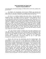 A devastating and cruel global slave trade, long. A Reaction Paper About Train Law Docx A Reaction Paper About Train Law Tax Reform For Acceleration Inclusion Is The First Package Of The Comprehensive Course Hero