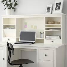 Sustainable beauty from sustainably sourced solid wood. Hemnes Element Complementaire Bureau Teinte Blanc 152x63 Cm Ikea Suisse