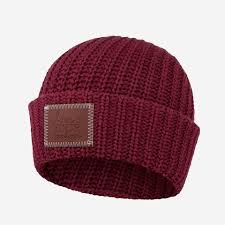 Burgundy Cuffed Beanie Beanie Love Your Melon Love Your Melon Pom Beanie Beanie