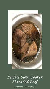 Easy Slow Cooker Shredded Beef Recipe Slow Cooker Shredded Beef Slow Cooker Roast Beef Slow Cooker Roast
