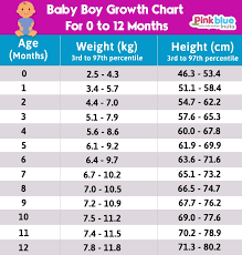 indian baby height weight chart according to age first 12