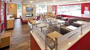 Wendy S Plan To Sell More Stores Sends Stock To Multiyear High Small Restaurant Design Modern Restaurant Restaurant Design