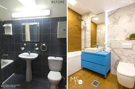 După amenajare, ceramica cu model geometric păstrează continuitatea între cadă și perete. 6 Modele De BÄƒi Mici Amenajate In Blocuri Comuniste