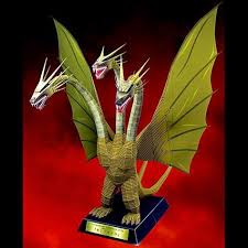 King Ghidorah Paper Model Paper Models Free Paper Models Papercraft Download