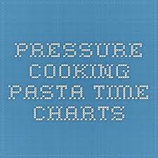 Pressure Cooking Pasta Time Charts Power Cooker Recipes