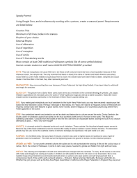 How do you spell halloween? Spooky Poems Using Google Docs And Simultaneously Working