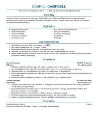 Our sample resumes give out examples of general resume formats that anybody can use as a tool for making the perfect resume. Restaurant General Manager Resume Examples Free To Try Today Myperfectresume
