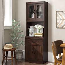 This attractive curio fits right in the corner of your living room or dining room, showcasing fine china, books, art pieces and whatever you want to put on display. Corner Dining Room Cabinet Wayfair