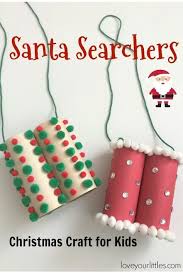 Santa Searchers Christmas Craft Love Your Littles Christmas Crafts For Kids To Make Winter Crafts For Kids Christmas Crafts For Kids