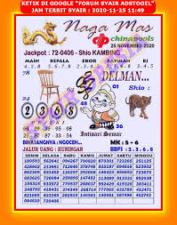 Forum Syair Ads Togel 26 November 2020