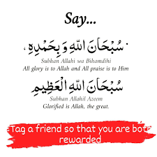 subhanallahi wa bihamdihi subhanallahil azeem #dhikr #zikir