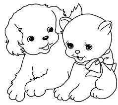 Printable basset hound coloring page. Cat Coloring Pages
