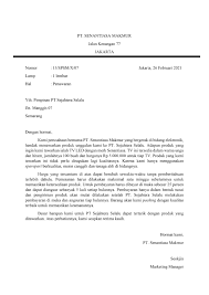 Contoh surat penawaran harga rumah, barang elektronik dan furniture. Contoh Surat Penawaran Resmi Dan Balasannya
