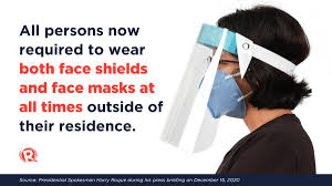 Quantity must be between 1 and 5000. Rappler On Twitter Don T Forget Your Face Shield When Going Out All Persons In The Philippines Are Now Required To Wear Both Face Shields And Face Masks In All Places Outside Of