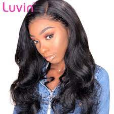 Luvin 250 Density Lace Front Human Hair Wigs For Black Women Body Wave Remy Brazilian Lace Front Front Lace Wigs Human Hair Best Lace Wigs Brazilian Human Hair