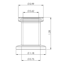 Adapter Kf 16 To 3 4 In Tri Clamp Sanitary Flange Size Nw 16 To 3 4 In 304 Stainless Steel