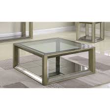 Clear large rectangle glass coffee table compliment your serene interiors with this compliment your serene interiors with this flawless and clear eccentric contemporary coffee table in pure acrylic clear finish making it a focal point and a center piece of your living room. Everly Quinn Laury Glass Coffee Table Reviews Wayfair