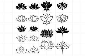 Download Flowers Svg Lotus Clipart Lotus Flower Cut Files Vector 903004 Cut Files Design Bundles