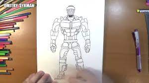 Free real steel coloring pages for kids to download or to print. Speed Drawing Robot Atom Real Steel Youtube