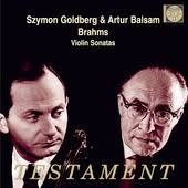 Brahms: Violin Sonatas/Goldberg