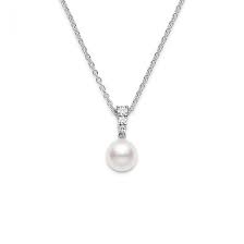 $15.00 coupon applied at checkout save $15.00 with coupon (some sizes/colors) get it as soon as thu, may 27. White Gold Pearl Pendant Morning Dew Mikimoto