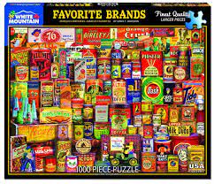 Have you ever tried purchasing a jigsaw puzzle only to find out that it's missing pieces? Favorite Brands 1000 Piece Jigsaw Puzzle White Mountain Puzzles