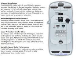 The coiled wire to the cigarette lighter was not cutting it because it was so fugly and the invisicord wasn't an option because i wanted to retain the. Passport 9500ci With Shifterpro Quad 1st Radar Detectors