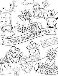 Fred's parents have brought his sister and him on a picnic for children's day to celebrate the onset of summer. Happy Children S Day 2 Coloring Page Free Printable Coloring Pages For Kids
