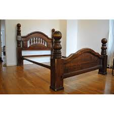 How to refinish ethan allen platform bed. 18th Century Style Cannonball Bed Frame Aptdeco