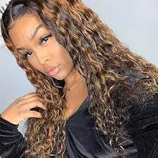 Amazon.com : SWEETGIRL 24 Inch Water Wave 13x4 Lace Front Wigs Human Hair  Pre Plucked HD Transparent lace Frontal Wigs Curly Lace Front Wigs for  Black Women Human Hair Wet and Wavy