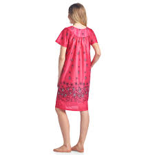 Casual Nights Women S Short Sleeve Muumuu Lounger Dress Women Short Casual Dresses Muumuu Womens Dresses