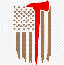 Download Firefighter Axe Flag Svg American Flag With An Axe Png Image With Transparent Background Toppng
